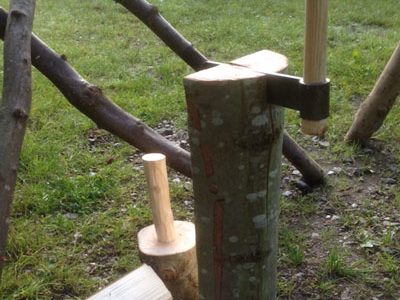 Cleaving Logs With Traditional Green Woodworking Tools Froe And Maul